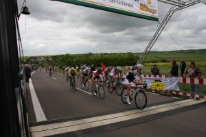 Zielsprint im Rennen der C-Klasse