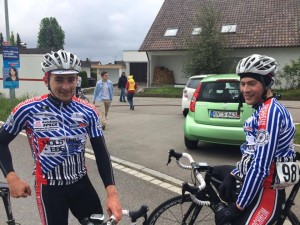 Robert Müller und Thomas Lienert nach dem Rennen